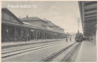 Villach Hauptbahnhof - Villach - alte historische Fotos Ansichten Bilder Aufnahmen Ansichtskarten 