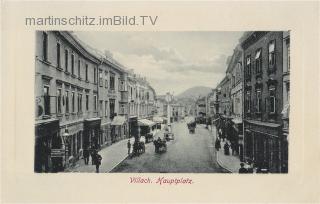 Villach Hauptplatz - Villach - alte historische Fotos Ansichten Bilder Aufnahmen Ansichtskarten 