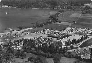 Campingplatz Annenheim - Treffen am Ossiacher See - alte historische Fotos Ansichten Bilder Aufnahmen Ansichtskarten 