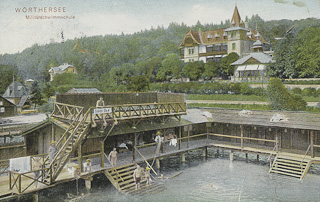 Militärschwimmschule Wörthersee - Europa - alte historische Fotos Ansichten Bilder Aufnahmen Ansichtskarten 