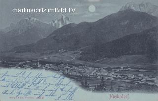 Niederdorf-Mondscheinkarte - Italien - alte historische Fotos Ansichten Bilder Aufnahmen Ansichtskarten 