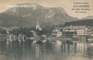 Altaussee mit dem Sandling - Steiermark - alte historische Fotos Ansichten Bilder Aufnahmen Ansichtskarten 