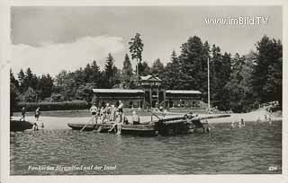 Faakersee Insel - Finkenstein am Faaker See - alte historische Fotos Ansichten Bilder Aufnahmen Ansichtskarten 