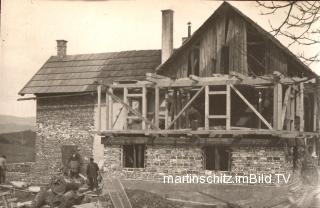 Zubau beim Gasthof Bernold  - Drobollach am Faaker See - alte historische Fotos Ansichten Bilder Aufnahmen Ansichtskarten 