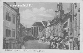 Hauptplatz Villach - Hauptplatz - alte historische Fotos Ansichten Bilder Aufnahmen Ansichtskarten 