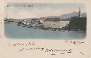 Villach Draulände - Verlag Stengel & Co., Dresden - Draulände - alte historische Fotos Ansichten Bilder Aufnahmen Ansichtskarten 