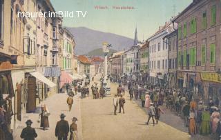 Hauptplatz Villach - Europa - alte historische Fotos Ansichten Bilder Aufnahmen Ansichtskarten 