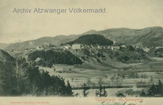 Völkermarkt vom Raubergraben - Völkermarkt - alte historische Fotos Ansichten Bilder Aufnahmen Ansichtskarten 