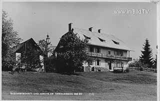 Gastwirtschaft Oswaldiberg - Villach - alte historische Fotos Ansichten Bilder Aufnahmen Ansichtskarten 