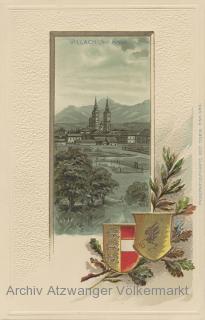 Perau Villach, Heiligenkreuz Kirche  - Europa - alte historische Fotos Ansichten Bilder Aufnahmen Ansichtskarten 