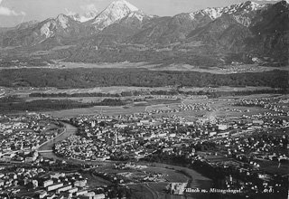 Blick über Villach - Villach - alte historische Fotos Ansichten Bilder Aufnahmen Ansichtskarten 