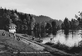 Flatschacher See bei Waiern - Feldkirchen - alte historische Fotos Ansichten Bilder Aufnahmen Ansichtskarten 