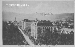 Villach Schulstrasse - alte historische Fotos Ansichten Bilder Aufnahmen Ansichtskarten 