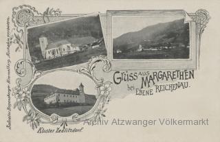 3 Bild Litho Karte - Ebene Reichenau - Feldkirchen - alte historische Fotos Ansichten Bilder Aufnahmen Ansichtskarten 