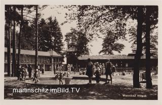 Warmbad Villach, Freibad - Kärnten - alte historische Fotos Ansichten Bilder Aufnahmen Ansichtskarten 