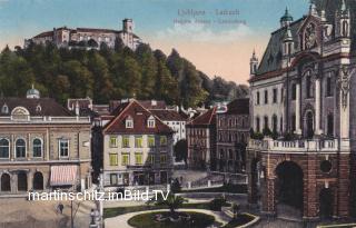 Laibach, Landesburg  - alte historische Fotos Ansichten Bilder Aufnahmen Ansichtskarten 