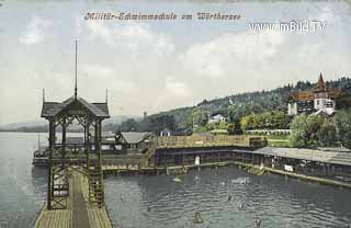 Militätschwimmschule - Oesterreich - alte historische Fotos Ansichten Bilder Aufnahmen Ansichtskarten 