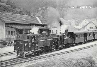 Eisenkappel mit Bahnhof - Völkermarkt - alte historische Fotos Ansichten Bilder Aufnahmen Ansichtskarten 