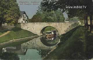 Lendkanal + Dampfer Loretto - Klagenfurt(Stadt) - alte historische Fotos Ansichten Bilder Aufnahmen Ansichtskarten 