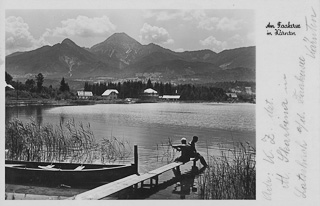 Faakersee - Egger Bucht - alte historische Fotos Ansichten Bilder Aufnahmen Ansichtskarten 