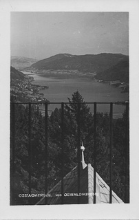 Ossiachersee von der Oswaldibergkirche - alte historische Fotos Ansichten Bilder Aufnahmen Ansichtskarten 