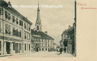 Villach Bahnhofstrasse - Villach(Stadt) - alte historische Fotos Ansichten Bilder Aufnahmen Ansichtskarten 