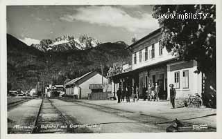 Bahnhof in Hermagor - Hermagor - alte historische Fotos Ansichten Bilder Aufnahmen Ansichtskarten 