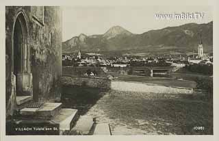 Totale von St. Martin - Villach(Stadt) - alte historische Fotos Ansichten Bilder Aufnahmen Ansichtskarten 