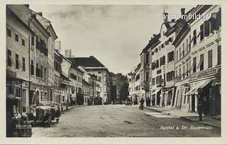 Hauptplatz Spittal - Europa - alte historische Fotos Ansichten Bilder Aufnahmen Ansichtskarten 