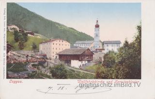 Maria Luggau, Wallfahrtskirche mit Servitenkloster - Maria Luggau - alte historische Fotos Ansichten Bilder Aufnahmen Ansichtskarten 