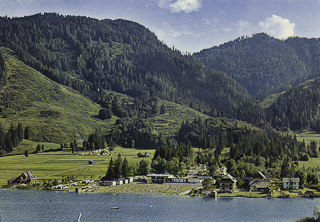 Strandbad Knaller in Techendorf - Kärnten - alte historische Fotos Ansichten Bilder Aufnahmen Ansichtskarten 