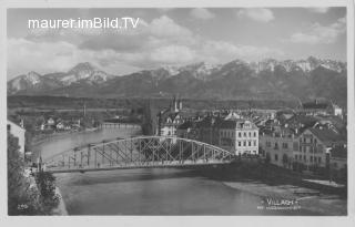 Draubrücke - Villach-Innere Stadt - alte historische Fotos Ansichten Bilder Aufnahmen Ansichtskarten 