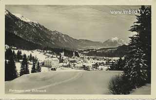 Hermagor im Winter - Hermagor-Pressegger See - alte historische Fotos Ansichten Bilder Aufnahmen Ansichtskarten 