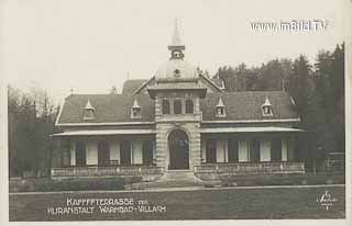 Kaffeeterasse - Warmbad - Villach-Warmbad-Judendorf - alte historische Fotos Ansichten Bilder Aufnahmen Ansichtskarten 