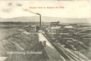 Die Zellulose- Fabrik - Villach(Stadt) - alte historische Fotos Ansichten Bilder Aufnahmen Ansichtskarten 