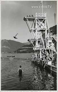 Sprungturm St. Andrä - alte historische Fotos Ansichten Bilder Aufnahmen Ansichtskarten 