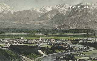 Villach mit dem Mittagskogel - alte historische Fotos Ansichten Bilder Aufnahmen Ansichtskarten 