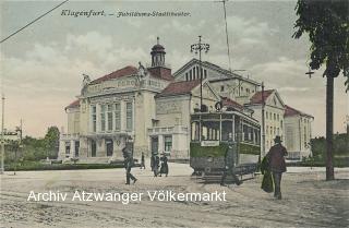 Klagenfurt, Jubiläums-Stadttheater - alte historische Fotos Ansichten Bilder Aufnahmen Ansichtskarten 