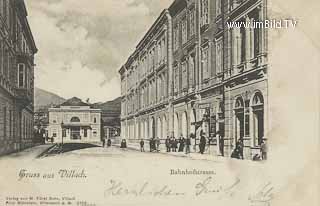 Bahnhofstrasse - alte historische Fotos Ansichten Bilder Aufnahmen Ansichtskarten 