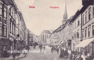 Villach Hauptplatz - alte historische Fotos Ansichten Bilder Aufnahmen Ansichtskarten 