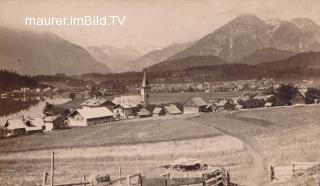 Altaussee gegen Dachstein - alte historische Fotos Ansichten Bilder Aufnahmen Ansichtskarten 