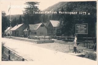 Jausenstation Wurzenpass - alte historische Fotos Ansichten Bilder Aufnahmen Ansichtskarten 