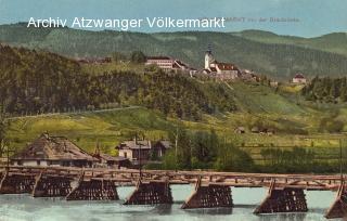 Völkermarkt, Draubrücke - Europa - alte historische Fotos Ansichten Bilder Aufnahmen Ansichtskarten 