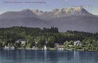 Velden - Südufer mit Mittagskogel - Villach Land - alte historische Fotos Ansichten Bilder Aufnahmen Ansichtskarten 