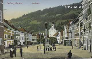 Gmünd - Hauptplatz - Europa - alte historische Fotos Ansichten Bilder Aufnahmen Ansichtskarten 