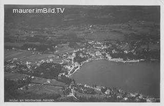 Lufbildaufnahme Velden - Oesterreich - alte historische Fotos Ansichten Bilder Aufnahmen Ansichtskarten 