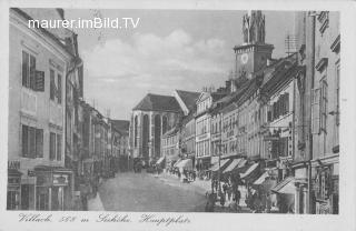 Hauptplatz Villach - Oesterreich - alte historische Fotos Ansichten Bilder Aufnahmen Ansichtskarten 