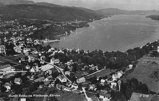 Luftbild von Velden - Villach Land - alte historische Fotos Ansichten Bilder Aufnahmen Ansichtskarten 