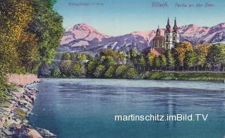 Villach Heiligenkreuz Kirche - Kärnten - alte historische Fotos Ansichten Bilder Aufnahmen Ansichtskarten 