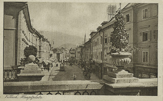 Hauptplatz - Villach-Innere Stadt - alte historische Fotos Ansichten Bilder Aufnahmen Ansichtskarten 